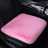 Almofada de Pelúcia para Assento de Carro de Inverno Peça Única Sem Encosto Almofada Espessa de Algodão Almofada Aquecida para Banco Dianteiro Almofada Quadrada Única