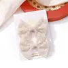 Lazo de tela floral fresca lindo pasador bordado para niños bebé versátil pasador para pelo suelto accesorio para el cabello 3556