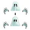 LB014 Decoração de Halloween Fantasma para Exterior Adesivo Decoração de Festival Adesivo de Chão de Folha de Alumínio Adesivo de Parede Autoadesivo à Prova d'Água