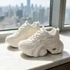 Zapatillas de Malla tipo "Dad Sneakers" para Mujer 2026 Verano Nuevas Súper Populares Zapatos Deportivos Casuales de Suela Gruesa Zapatos de Moda para Mujer que Aumentan la Altura