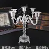 Portavelas de Metal Europeo Accesorios para Cena a la Luz de Velas Boda Romántica Decoración de Mesa Retro Adornos Venta Directa de Fábrica