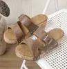 Chanclas de Plataforma con Hebilla al por Mayor Transfronterizo 2026 Boca de Pez Moda Europea Americana Verano Nuevas Chanclas Uso Exterior Tallas Grandes