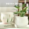Transfronteiriço Amazon TEMU Hot Novo Vaso de Flores de Cerâmica Luz Luxo Alto Sentido Phalaenopsis Casa Uma Peça
