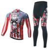 XINTOWN Traje de Equitação Constante Estrela Manga Longa Traje de Bicicleta Primavera e Outono Masculino Amazon