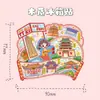 Ciudad de Kaifeng, Henan, recuerdo emblemático, imán de nevera de zona escénica, atracción magnética de madera, productos culturales y creativos de turismo al por mayor, metal