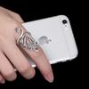 Anillo de Pavo Real Fog Lin para Mujer Anillo Largo Estilo Étnico Retro Mate Personalidad Abierto Anillo Ajustable Outlet de Fábrica