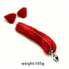Sm Sexy Cola de Zorro Enchufe Anal Metal Enchufe Anal Productos para Adultos Juguetes Set de Cola Artificial Juego Fabricante