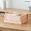 Caja de Libros Plegable Multicapa debajo de la Mesa Estante de Almacenamiento para Snacks Carrito de Almacenamiento con Ruedas de Pie para Dormitorio Estudiantil