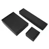 Caja Negra Mini de Avión Ultra Pequeña, Caja Corrugada de Color Extra Dura de Alta Gama, Caja de Exportación Express Hecha a Medida, Caja de Empaque para Joyería