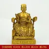 Estátuas Ornaments do Imperador Wenchang Estrela Wenchang Zhang Ya Zi Estátuas de Bronze Latão Estrela Wenqu Estátuas de Buda Sala de Estar Mesa para Comer