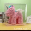 Estilo Boda Flor Eterna Unicornio Navidad Día de San Valentín Regalo Suministros para Floristería Oso Rosa de Espuma de Poliestireno