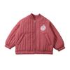Jaqueta Espessa com Forro de Fleece para Meninas para Outono e Inverno 2025, Nova Jaqueta Baseball Acolchoada Infantil, Casaco de Algodão Leve de Inverno para Bebê