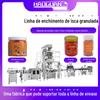 Máquina de enchimento de grânulos de isca totalmente automática, máquina de fazer ninhos de arroz com vinho, comida de peixe engarrafada, comida de tartaruga, máquina de enchimento quantitativa