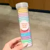Ligas para el cabello lindas estilo coreano para niños, gomas suaves y muy elásticas para coletas altas de niñas, diademas y accesorios versátiles