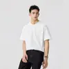 Nueva Camiseta Negra de Manga Corta para Hombre Verano 2026, Holgada, Talla Grande, Versátil, Top Juvenil de Cuello Redondo, Estilo Coreano de Moda