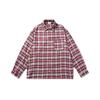 Vestido de Verano del Sur 2025 Primavera Nuevo Japonés Vintage Cuadros Suelto Solapa Camisa Trendy Unisex Camisa de Trabajo