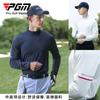 Ropa de Golf PGM Camiseta Base para Hombre Cálida Cómoda Cuello Tortuga Pequeño Estilo Deportivo para Eventos Top Deportivo de Alta Elasticidad