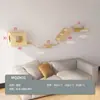 Árbol para Gatos de Pared DIY Marco de Escalada para Gatos Montado en Pared Rascador para Gatos Montado en Pared Plataforma de Salto para Gatos Estante para Gatos de Madera Maciza Cama para Gatos Integrada