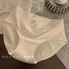 Bragas de Algodón Puro con Ribete de Encaje de Tiro Bajo para Mujer, Calzones Sencillos Talla Grande, Tentación Pura Deseo Talla Grande para Mujeres Ligeramente Gorditas