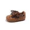 Tênis Infantil Estampa de Leopardo 2026 Primavera e Outono Novo Estilo Coreano Sapatos Masculinos de Solado Macio Forrest Gump Tênis Casuais para Corrida Meninas