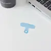 Novo Cordão para Celular com Clipe Pad de Moldagem Integrada em TPU Adesivo Traseiro de Cor Sólida Patch de Conexão Fixa Resistente Anti-Perda