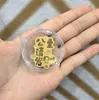 Pegatina para Teléfono Móvil de Oro Puro 999 2 Mg Dios de la Riqueza Caqui Ruyi Talismán de Paz para Atraer Riqueza y Hacerse Rico Regalo Popular Fabricante Venta al por Mayor
