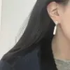 Pendientes de Perlas de Agua Dulce Naturales Auténticas Forma Especial Barroca Clásica Botón de Plata Mismo Estilo que los de Zhao Lusi S925