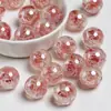 Dingyi K16 Cuentas de Flor de Jamaica Rosa Luna Fría Resina Galvanizada Cuentas de Flor de Rosa con Agujero Cuentas Sueltas Material para Pulsera DIY