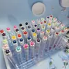 2026 Tubo de Ensayo Diamante Corona Cepillo para Pestañas Diamante Perla Cepillo Desechable para Pestañas Salón de Belleza Cuidado Personal Peine