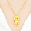Novo Vietnã Areia Ouro Pixiu Pingente Jóias Femininas Imitação de Ouro Banhado a Cobre 24K Moeda de Ouro Internet Pingente Vermelho