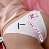 Ropa Interior Sexy Elástica Seda de Leche con Cordones Talla Grande Calzón con Abertura Estampado Ropa Interior Sexy Bolsillo 3001