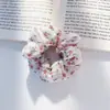 Scrunchie Fofo Estilo JK Acadêmico Coreano, Elástico de Cabelo para Meninas, Acessório de Cabelo