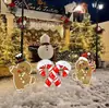 Decorações de Árvore de Natal para Pátio e Jardim de Homem de Gengibre Fofo Novo Transfronteiriço de Natal de 2025
