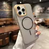 Funda magnética para teléfono de círculo fino con disipación de calor, adecuada para Apple 16Promax, moderna, 15 con agujeros de malla, 14/13 con agujeros grandes, cubierta protectora
