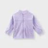 Chaqueta de Forro Polar para Niños, Parte Superior Cálida de Forro Polar con Cuello Alto para Niños y Niñas, Estilo Otoño e Invierno para Niños Mayores, Venta de Liquidación