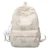 Mochila Escolar para Chicas de Secundaria, Estudiantes Universitarias y Estudiantes de Preparatoria, Mochila con Estampado de Mariposas, Diseño de Nicho Moderno, Modelo 2026