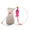 Suministros para Gatos Alambre Metálico Palo Juguete Ratón para Gato Juguete para Gato Mascota Pluma Plumas de Colores Muy Duradero para Gatos y Gatitos
