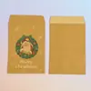 Pegatinas Navideñas de Papel Kraft Transfronterizas Set de Sobres Personalizados Etiquetas Autoadhesivas Multipatrón Pegatinas Selladoras para Regalos Navideños
