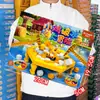 Niños y niñas juegan juguetes de casa un juego de traje de cocina de simulación caja de regalo juguetes educativos regalos institucionales mayoreo
