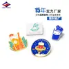 Long Zhiyu Viene con Fotos para Personalizar Pintura Metálica Imitación Esmalte Insignia de Té con Leche Marca Publicitaria Personalizada Broche de Gama Alta