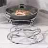 Rejilla de acero inoxidable para ollas, para cocina, almacenamiento doméstico, para aislamiento de ollas y anti-escaldaduras, soporte de almacenamiento multifuncional, rejilla para cocinar al vapor