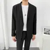 Traje de chaqueta nuevo para hombre, guapo, estilo británico casual ligero y maduro, traje pequeño popular, estilo universitario, Primavera y Otoño 2024