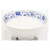 Tazón Retro para Fideos Atractor de Fortuna, Tazón para Sopa, Tazón para Fideos Caracol, Tazón Azul y Blanco, Tazón para Maquillaje Facial, Tazón para Hot Pot Picante, Tazón de Melamina para Fideos con Carne, Vajilla