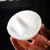 Taza de Té de Porcelana Blanca Dehua Hielo Jade, Taza de Maestro, Bol con Tapa, Taza Mar de Té, Taza de Aroma, Accesorios para Juego de Té Kung Fu