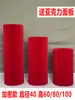 Mesa de Postres Plegable Roja para Bodas Decoraciones Columnas Romanas Soporte de Columna Exhibición de Ventana de Boda Columnas Decorativas de Papel Plegable