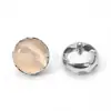 F136 Titanio Borde Serrado Piedra Ojo de Gato Tachuelas Planas para Oreja Tachuelas para Labio G23 Aleación de Titanio Joyería para Piercing Tachuelas para Cartílago de Oreja Tachuelas para Lengua