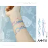 Tengo Gama Completa de Calcomanías de Tatuaje de Flores Sencillas Calcomanías de Tatuaje Impermeables Realistas Fábrica Social de Rosas Venta al por Mayor Calcomanías de Tatuaje Oscuro