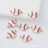 Accesorios Deportivos de Moda Europeos y Americanos, Trofeo de Esmalte de Aleación Pulsera de Fútbol Pendientes Accesorios de Joyería