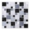 Decoración del Hogar Pegatinas de Pared Autoadhesivas Pegatinas de Pared de Pegamento de Cristal Estéreo 3D Renovación de Cocina Baño Pegatinas de Pared DIY Personalización