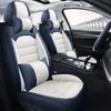Nuevo Cojín de Asiento de Coche de Cuero Genuino de Comercio Exterior, Funda de Asiento de Coche, Cojín de Asiento de Coche de Cobertura Total para Todas las Estaciones, Fábrica Temu Amazon